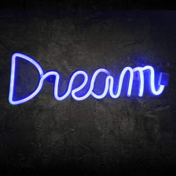 Neonowa lampa ścienna LED napis Dream [23120000816]